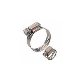 Saválló tömlőbilincs horg. acél csavar 30-45, W2