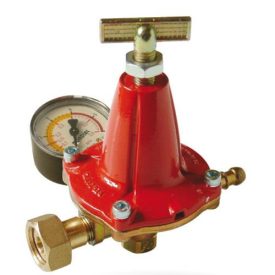   Nyomásszabályozó + manométer 12-14 kg/h, 0-6 bar W21,8×1/14" LH CH27 10mm