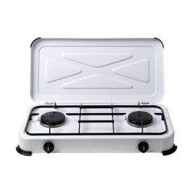 Gázrezsó két égős, égésbiztosítóval ellátva