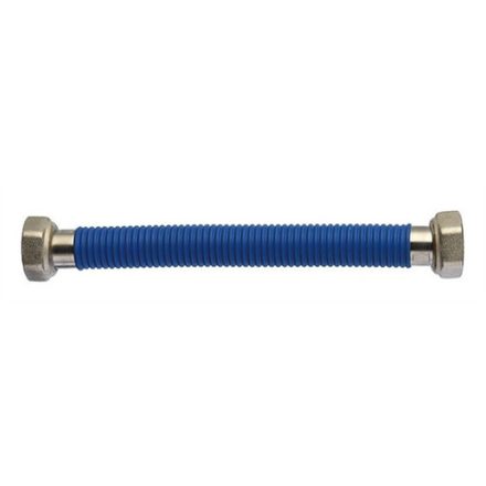Flexi fém tömlő 1/2"-1/2" BB 300/600 KÉK bevonat