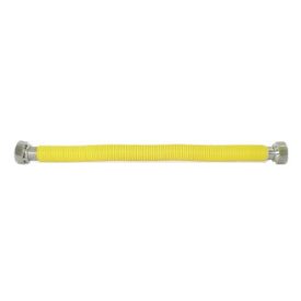   Flexi fém tömlő 1/2"-1/2" BB 500/1000 sárga bevonat