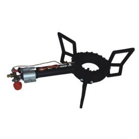   3 lábú gázzsámoly piezzo gyújtóval és  lángőrrel 6,5 kW