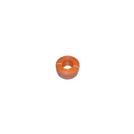 Gáztömlő 9x15 mm szövött orange